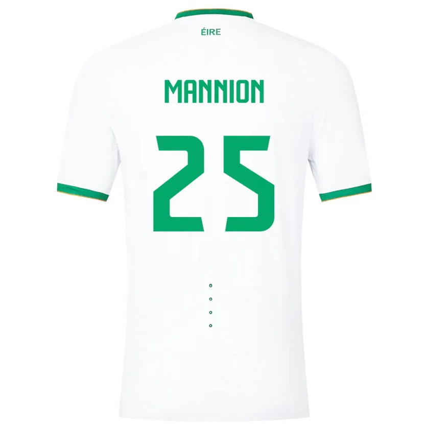 Danxen Kobiety Irlandia Aoife Mannion #25 Biały Wyjazdowa Koszulka 24-26 Koszulki Klubowe