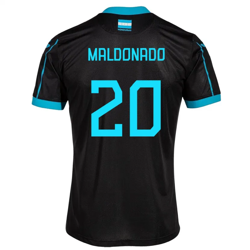 Danxen Kobiety Honduras Alessandro Maldonado #20 Czarny Wyjazdowa Koszulka 24-26 Koszulki Klubowe