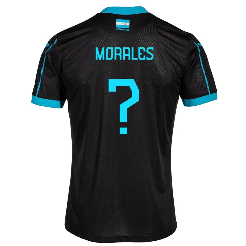 Danxen Kobiety Honduras Melida Morales #0 Czarny Wyjazdowa Koszulka 24-26 Koszulki Klubowe