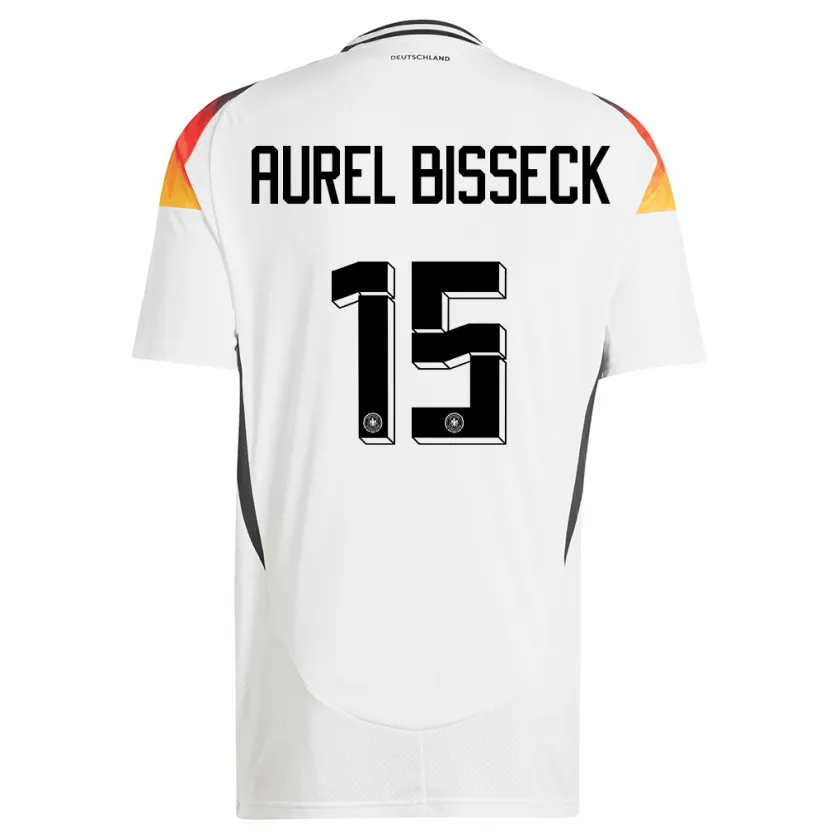 Danxen Dzieci Niemcy Yann Aurel Bisseck #15 Biały Domowa Koszulka 24-26 Koszulki Klubowe