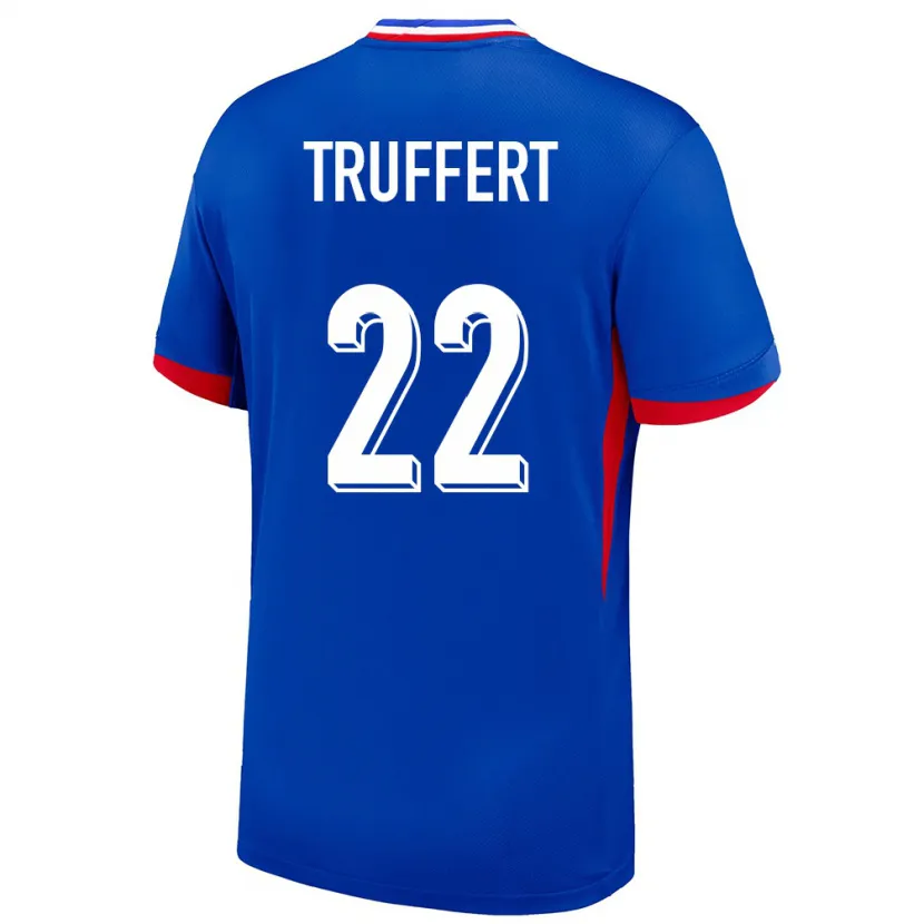 Danxen Dzieci Francja Adrien Truffert #22 Niebieski Domowa Koszulka 24-26 Koszulki Klubowe