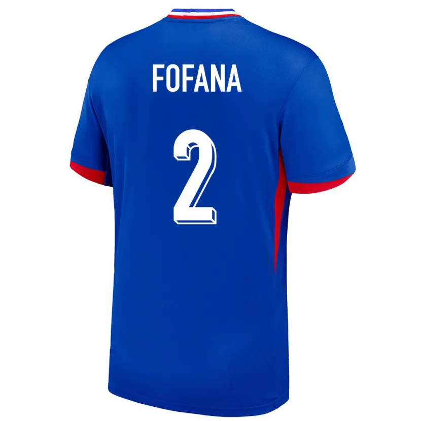 Danxen Dzieci Francja Wesley Fofana #2 Niebieski Domowa Koszulka 24-26 Koszulki Klubowe