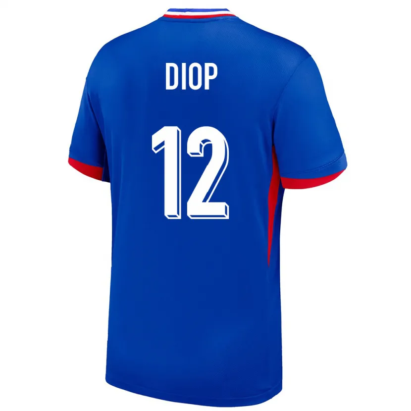 Danxen Dzieci Francja Sofiane Diop #12 Niebieski Domowa Koszulka 24-26 Koszulki Klubowe