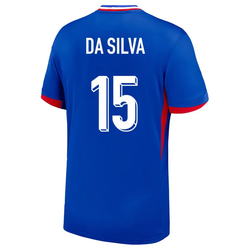 Danxen Dzieci Francja Florent Da Silva #15 Niebieski Domowa Koszulka 24-26 Koszulki Klubowe
