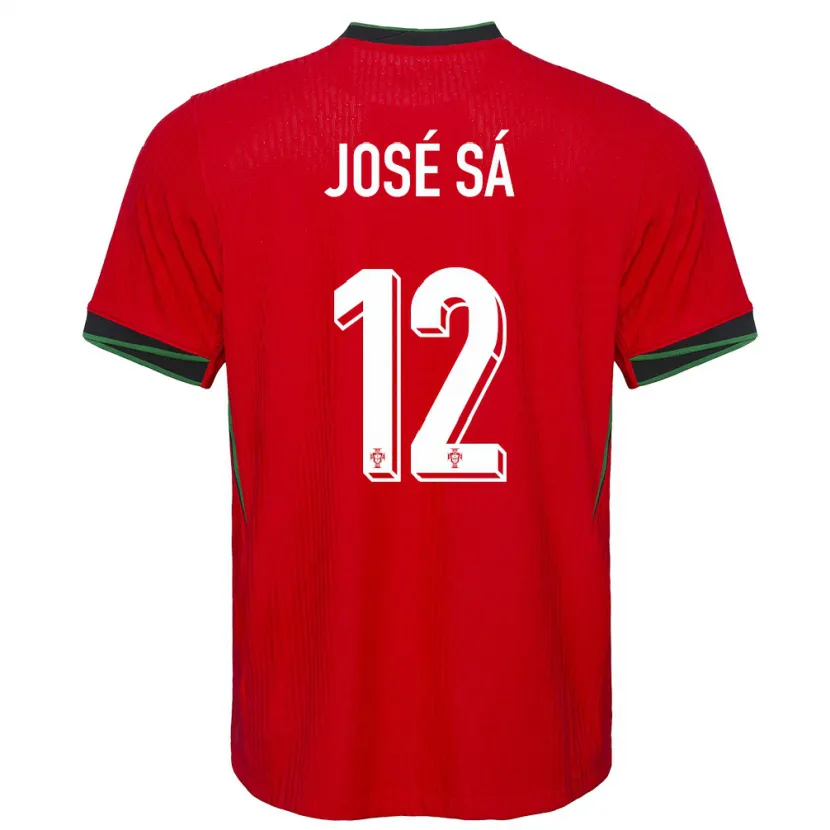 Danxen Dzieci Portugalia Jose Sa #12 Czerwony Domowa Koszulka 24-26 Koszulki Klubowe