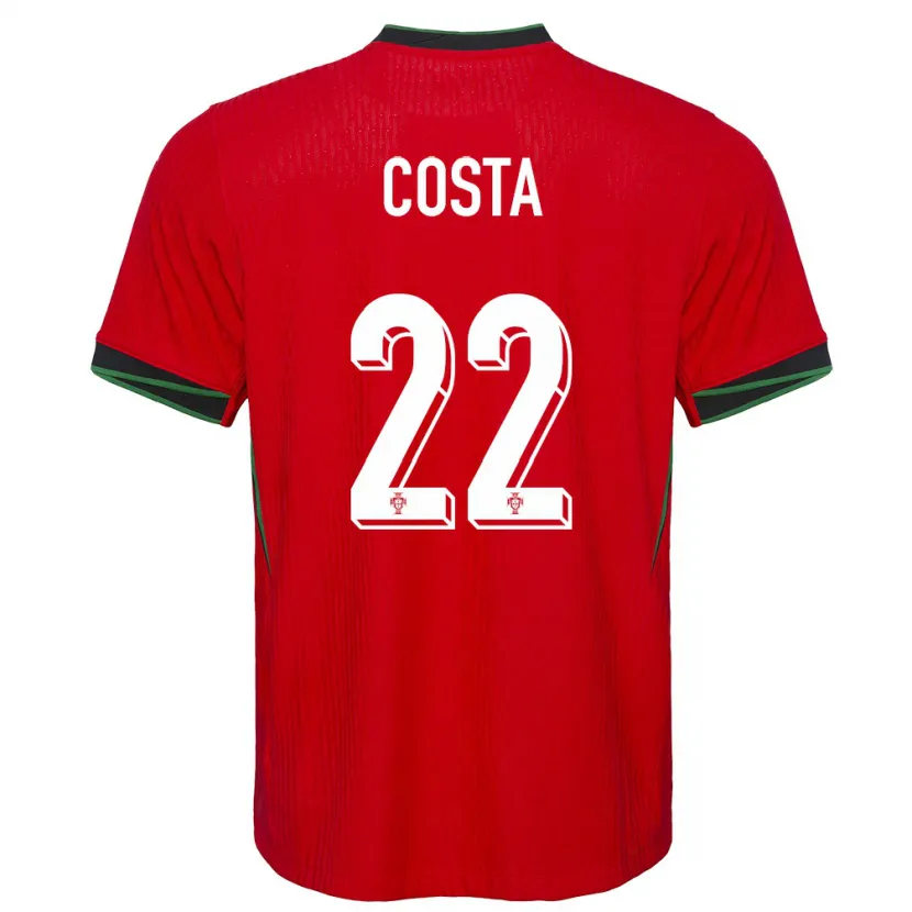 Danxen Dzieci Portugalia Diogo Costa #22 Czerwony Domowa Koszulka 24-26 Koszulki Klubowe