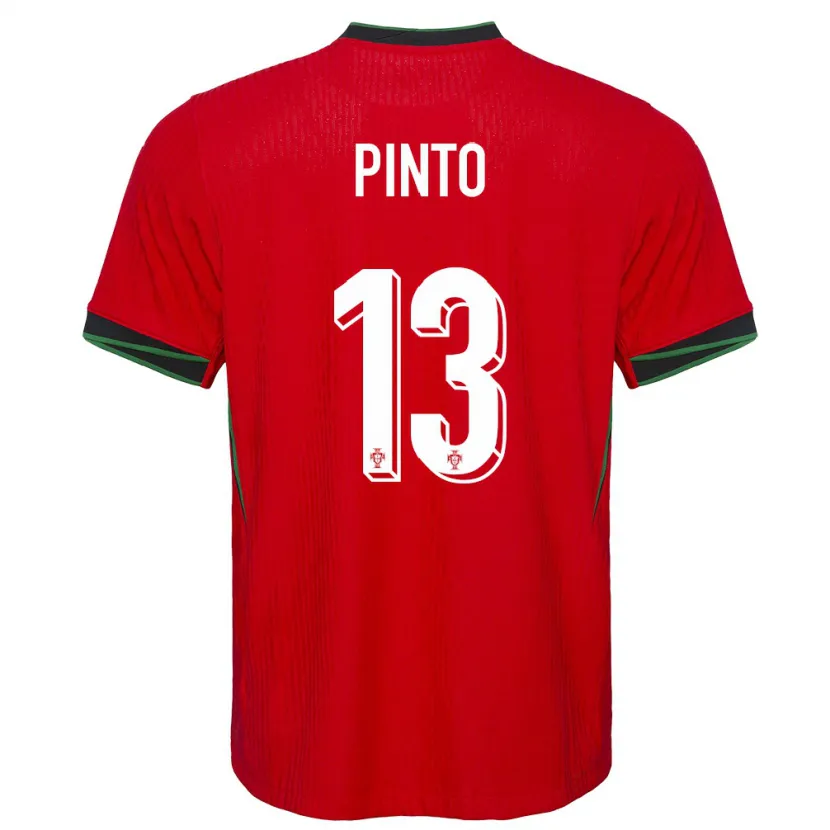 Danxen Dzieci Portugalia Fatima Pinto #13 Czerwony Domowa Koszulka 24-26 Koszulki Klubowe