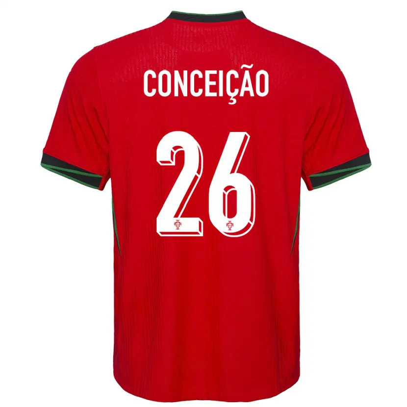 Danxen Dzieci Portugalia Francisco Conceicao #26 Czerwony Domowa Koszulka 24-26 Koszulki Klubowe