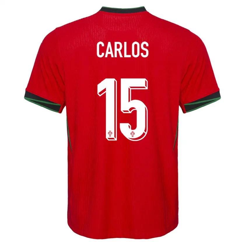 Danxen Dzieci Portugalia Ze Carlos #15 Czerwony Domowa Koszulka 24-26 Koszulki Klubowe