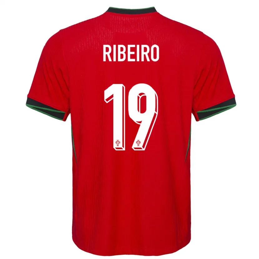 Danxen Dzieci Portugalia Rodrigo Ribeiro #19 Czerwony Domowa Koszulka 24-26 Koszulki Klubowe