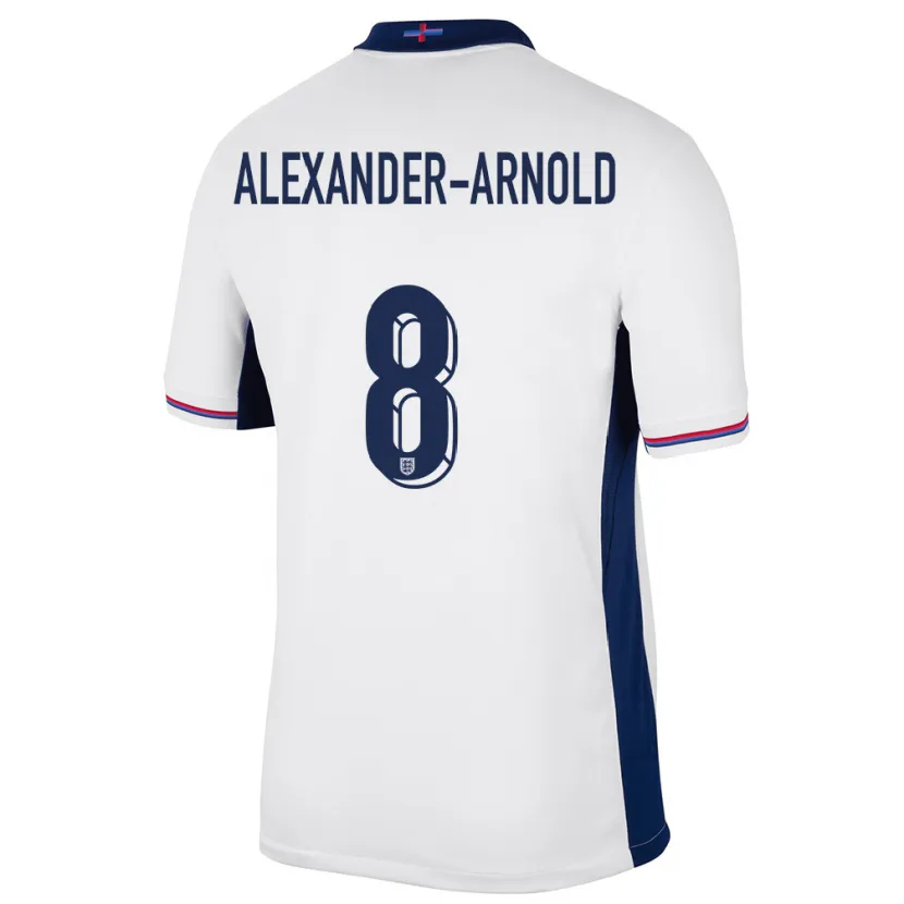 Danxen Dzieci Anglia Trent Alexander-Arnold #8 Biały Domowa Koszulka 24-26 Koszulki Klubowe