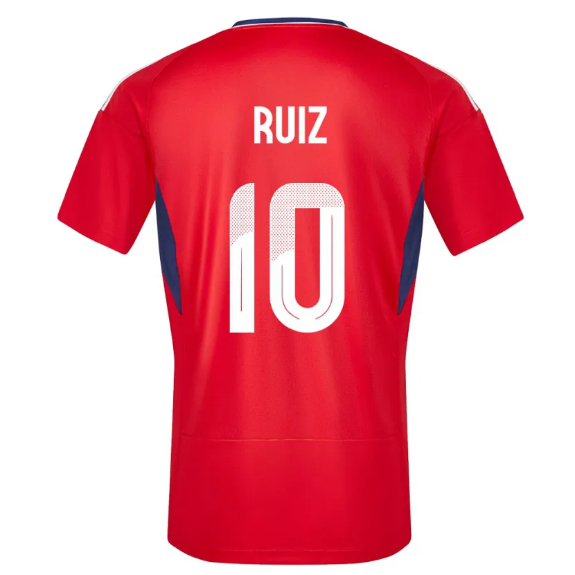 Danxen Dzieci Kostaryka Bryan Ruiz #10 Czerwony Domowa Koszulka 24-26 Koszulki Klubowe