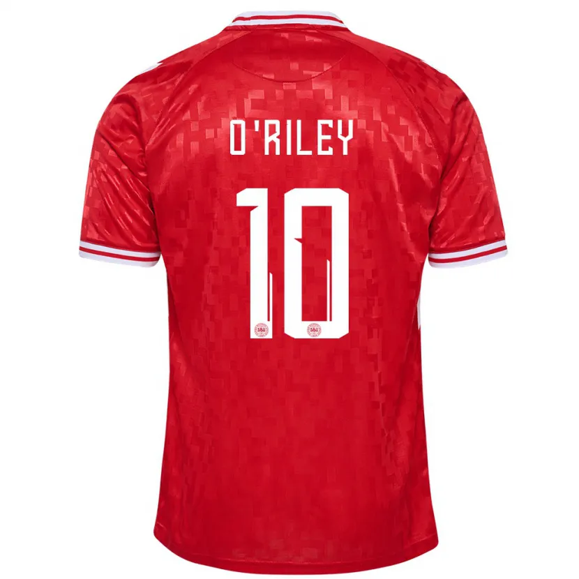 Danxen Dzieci Dania Matt O'riley #10 Czerwony Domowa Koszulka 24-26 Koszulki Klubowe