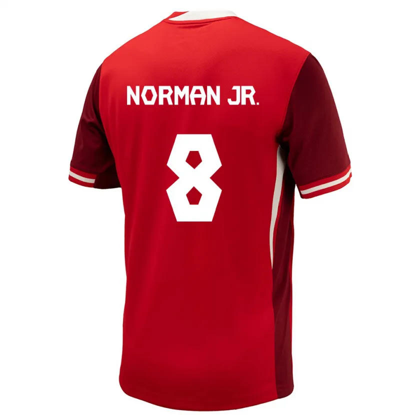 Danxen Dzieci Kanada David Norman Jr. #8 Czerwony Domowa Koszulka 24-26 Koszulki Klubowe