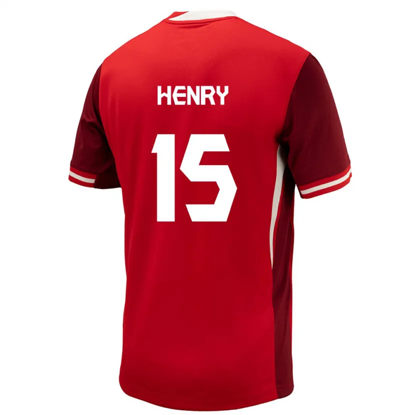 Danxen Dzieci Kanada Doneil Henry #15 Czerwony Domowa Koszulka 24-26 Koszulki Klubowe