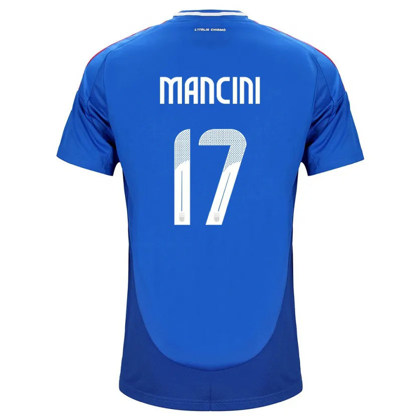 Danxen Dzieci Włochy Gianluca Mancini #17 Niebieski Domowa Koszulka 24-26 Koszulki Klubowe