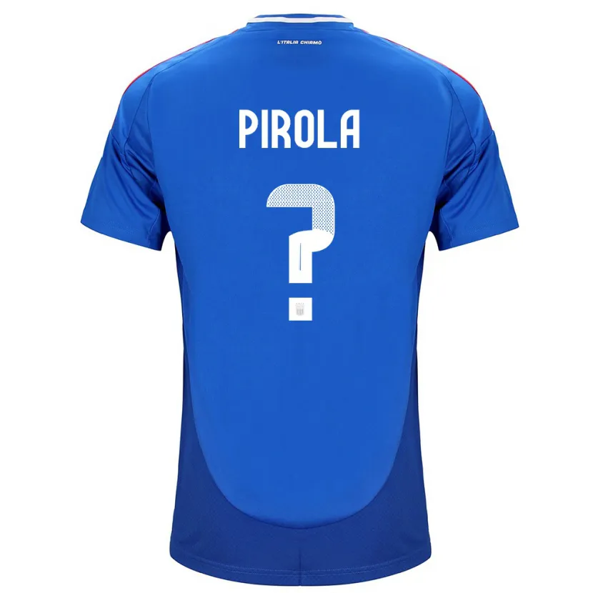 Danxen Dzieci Włochy Lorenzo Pirola #0 Niebieski Domowa Koszulka 24-26 Koszulki Klubowe
