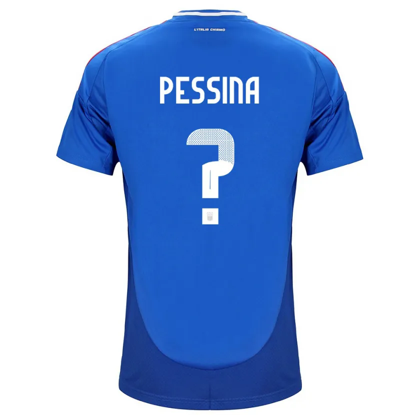Danxen Dzieci Włochy Massimo Pessina #0 Niebieski Domowa Koszulka 24-26 Koszulki Klubowe