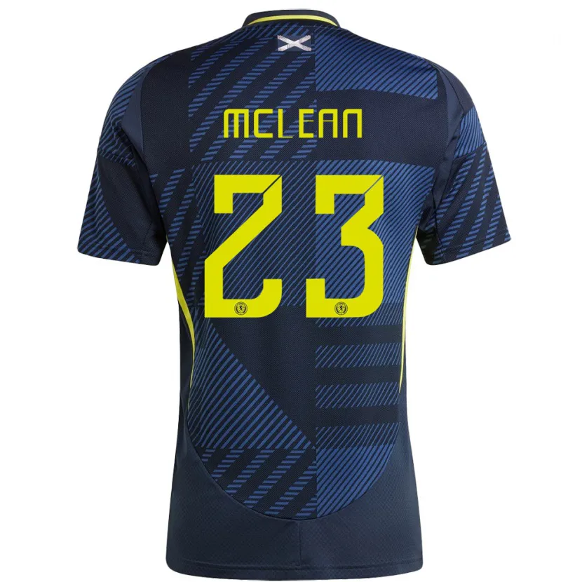 Danxen Dzieci Szkocja Kenny Mclean #23 Ciemny Niebieski Domowa Koszulka 24-26 Koszulki Klubowe