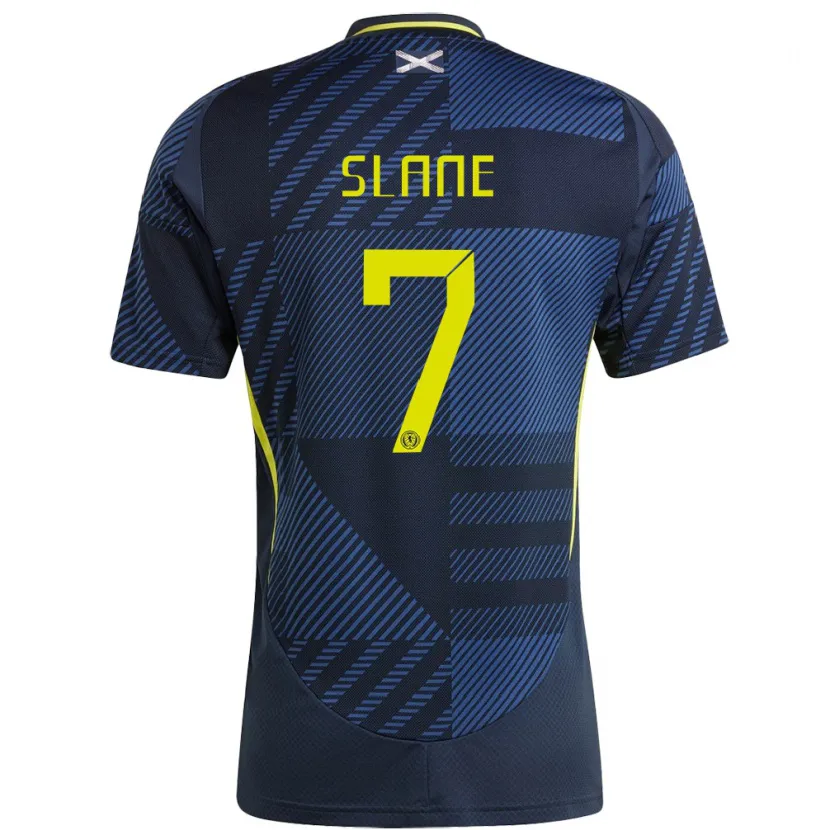 Danxen Dzieci Szkocja Paul Slane #7 Ciemny Niebieski Domowa Koszulka 24-26 Koszulki Klubowe