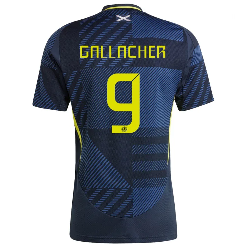Danxen Dzieci Szkocja Amy Gallacher #9 Ciemny Niebieski Domowa Koszulka 24-26 Koszulki Klubowe