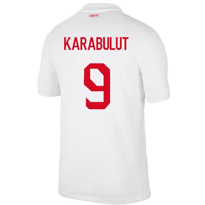 Danxen Dzieci Turcja Arzu Karabulut #9 Biały Domowa Koszulka 24-26 Koszulki Klubowe