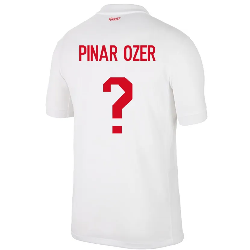 Danxen Dzieci Turcja Senem Pınar Özer #0 Biały Domowa Koszulka 24-26 Koszulki Klubowe
