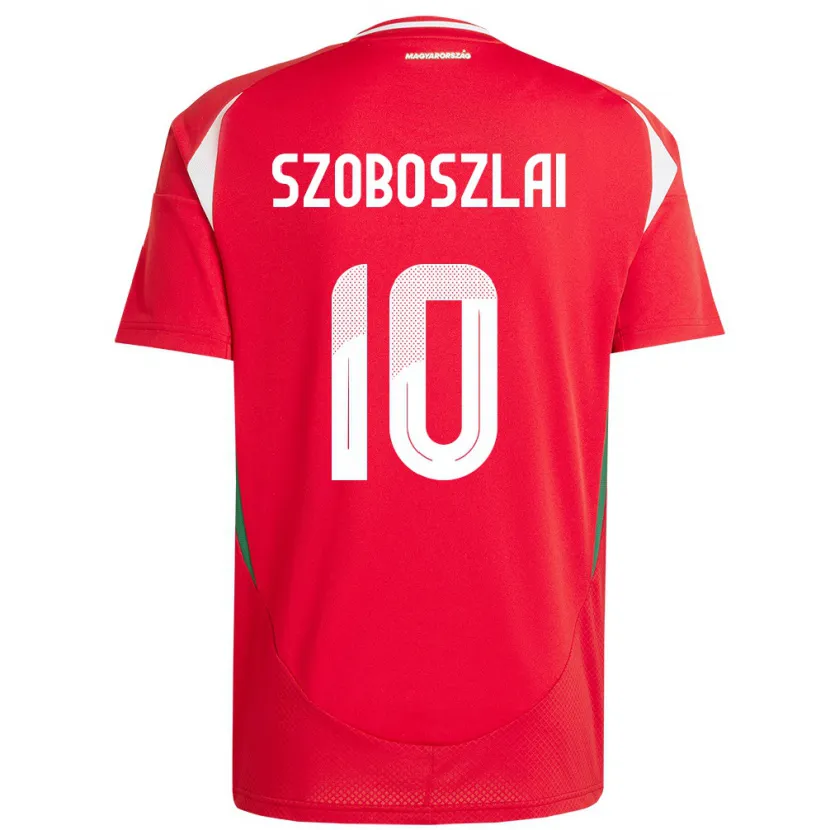 Danxen Dzieci Węgry Dominik Szoboszlai #10 Czerwony Domowa Koszulka 24-26 Koszulki Klubowe