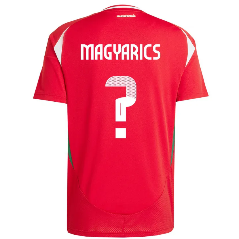 Danxen Dzieci Węgry Erik Magyarics #0 Czerwony Domowa Koszulka 24-26 Koszulki Klubowe