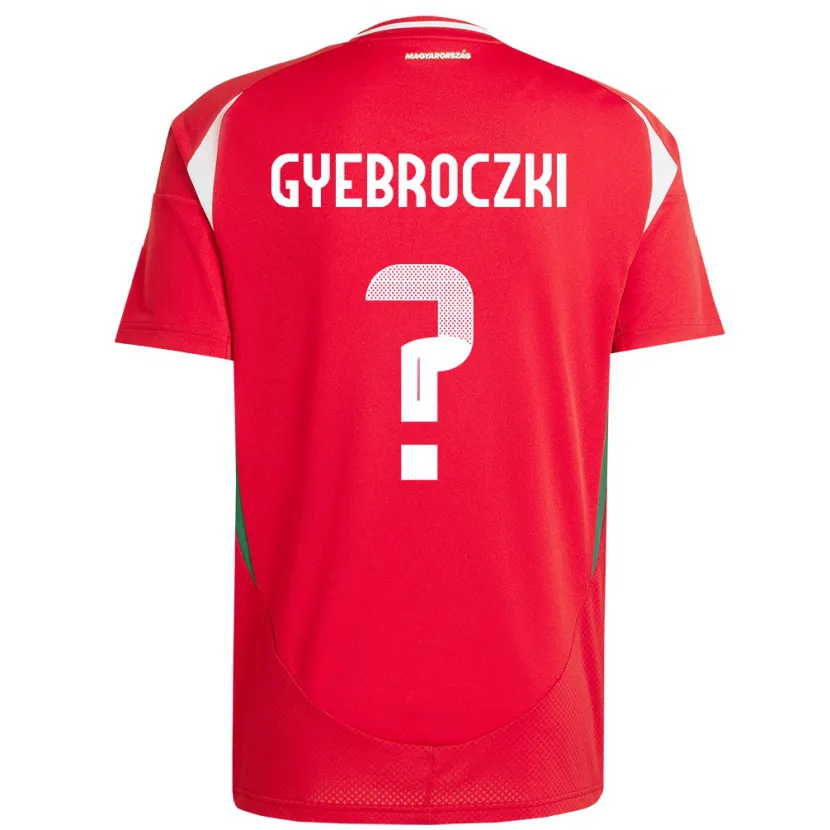 Danxen Dzieci Węgry Dávid Gyebróczki #0 Czerwony Domowa Koszulka 24-26 Koszulki Klubowe