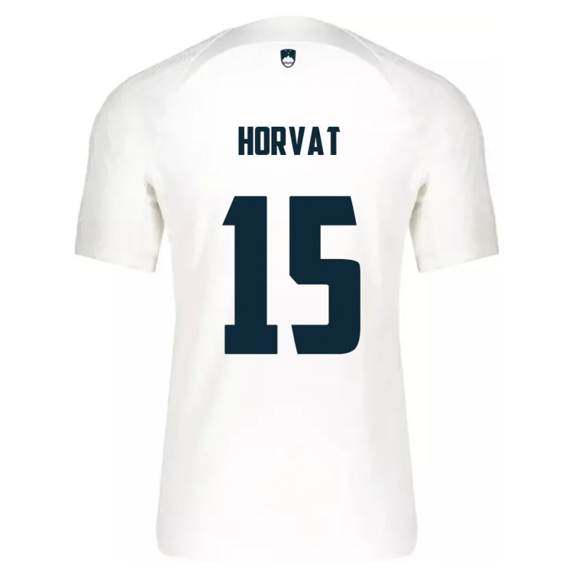 Danxen Dzieci Słowenia Tomi Horvat #15 Biały Domowa Koszulka 24-26 Koszulki Klubowe