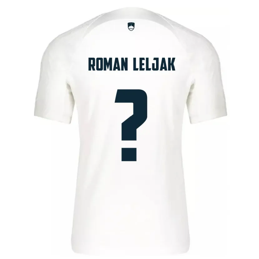Danxen Dzieci Słowenia Nejc Roman Leljak #0 Biały Domowa Koszulka 24-26 Koszulki Klubowe