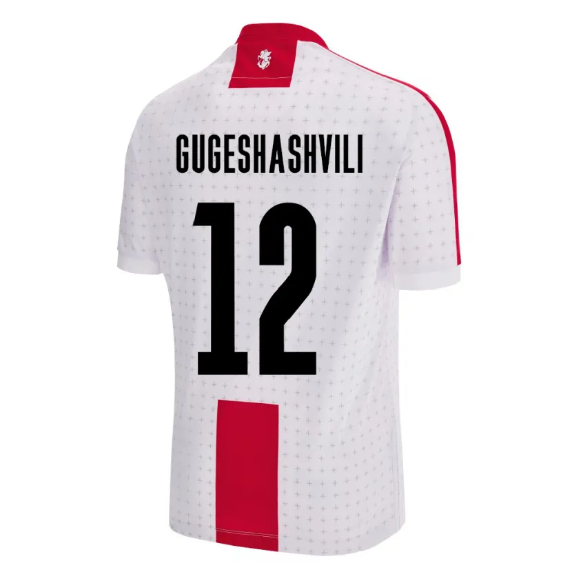 Danxen Dzieci Georgia Luka Gugeshashvili #12 Biały Domowa Koszulka 24-26 Koszulki Klubowe