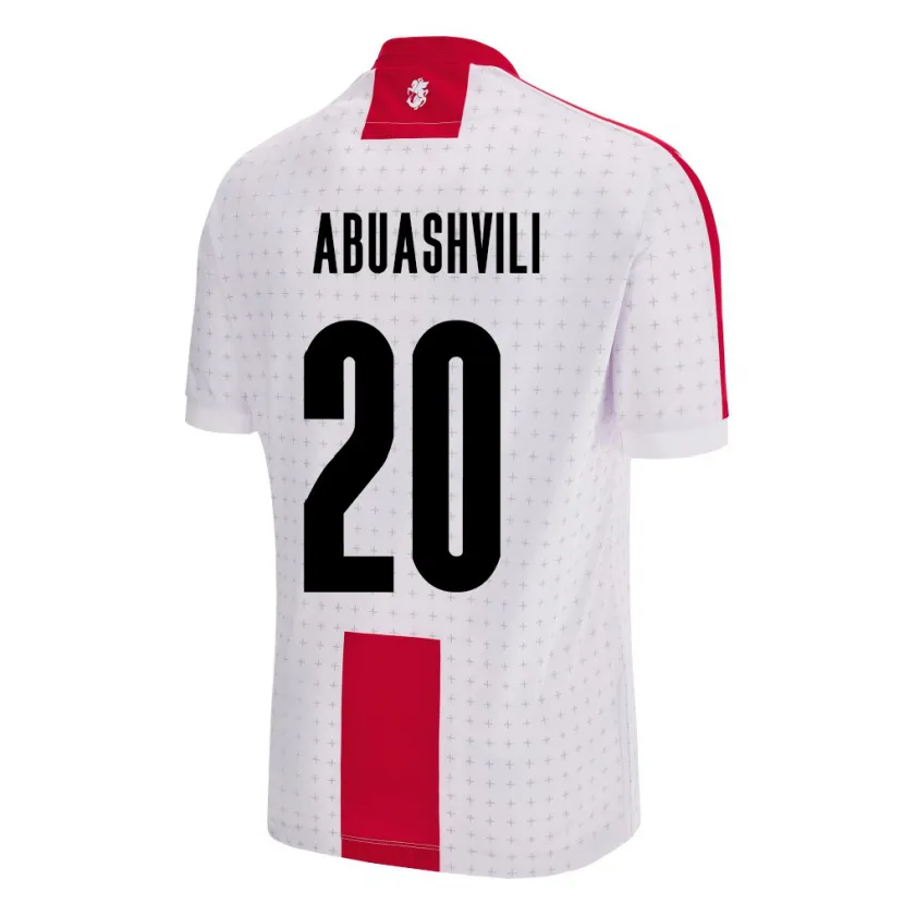 Danxen Dzieci Georgia Giorgi Abuashvili #20 Biały Domowa Koszulka 24-26 Koszulki Klubowe