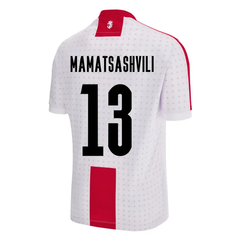 Danxen Dzieci Georgia Saba Mamatsashvili #13 Biały Domowa Koszulka 24-26 Koszulki Klubowe