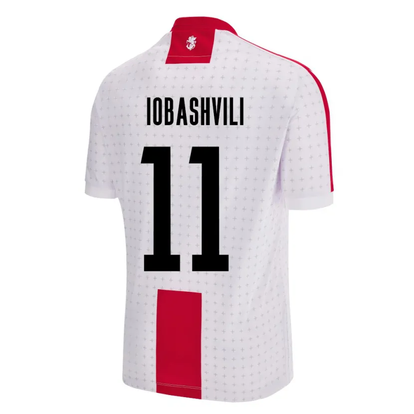Danxen Dzieci Georgia Jaduli Iobashvili #11 Biały Domowa Koszulka 24-26 Koszulki Klubowe