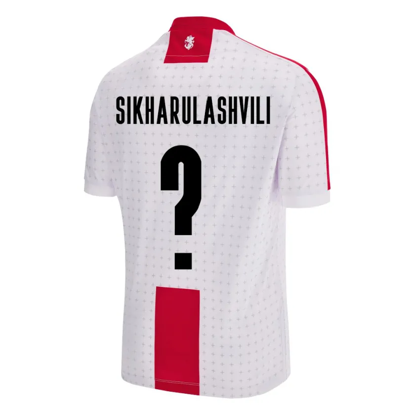 Danxen Dzieci Georgia Nika Sikharulashvili #0 Biały Domowa Koszulka 24-26 Koszulki Klubowe