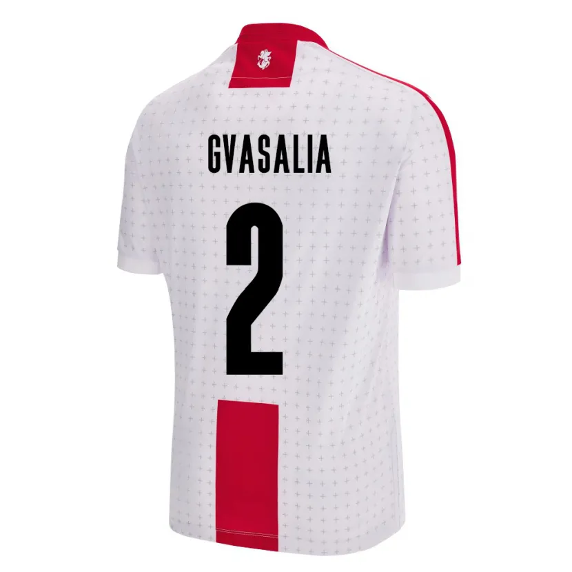 Danxen Dzieci Georgia Giorgi Gvasalia #2 Biały Domowa Koszulka 24-26 Koszulki Klubowe