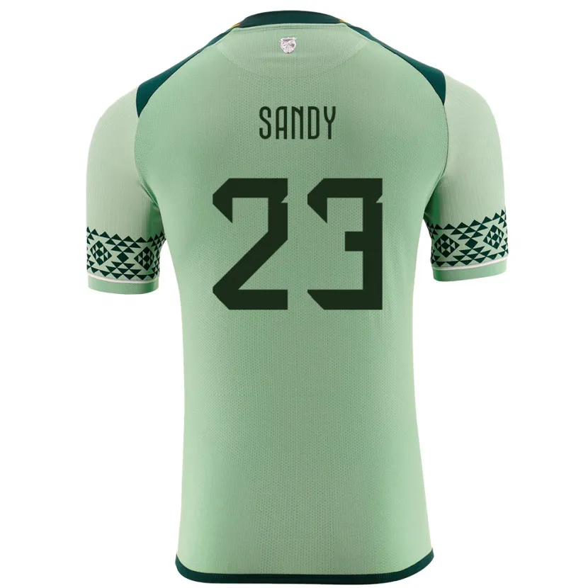 Danxen Dzieci Boliwia Daniel Sandy #23 Jasnozielony Domowa Koszulka 24-26 Koszulki Klubowe