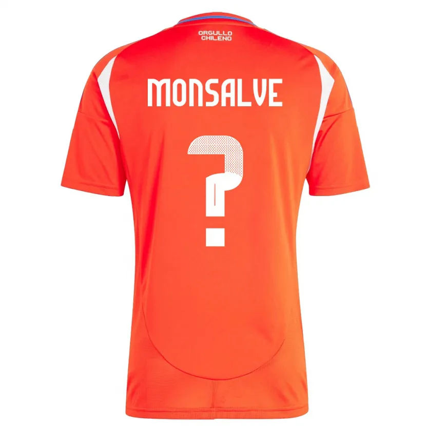 Danxen Dzieci Chile Gaspar Monsalve #0 Czerwony Domowa Koszulka 24-26 Koszulki Klubowe