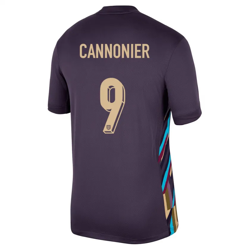 Danxen Dzieci Anglia Oakley Cannonier #9 Ciemna Rodzynka Wyjazdowa Koszulka 24-26 Koszulki Klubowe