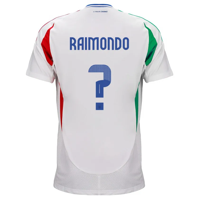 Danxen Dzieci Włochy Antonio Raimondo #0 Biały Wyjazdowa Koszulka 24-26 Koszulki Klubowe