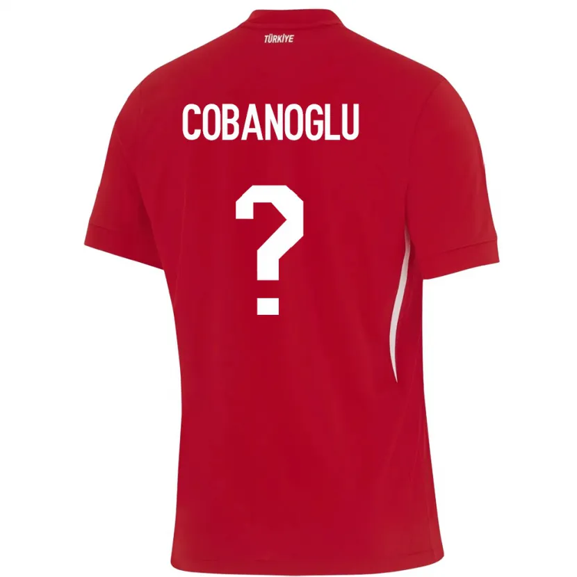 Danxen Dzieci Turcja Ahmet Çobanoğlu #0 Czerwony Wyjazdowa Koszulka 24-26 Koszulki Klubowe