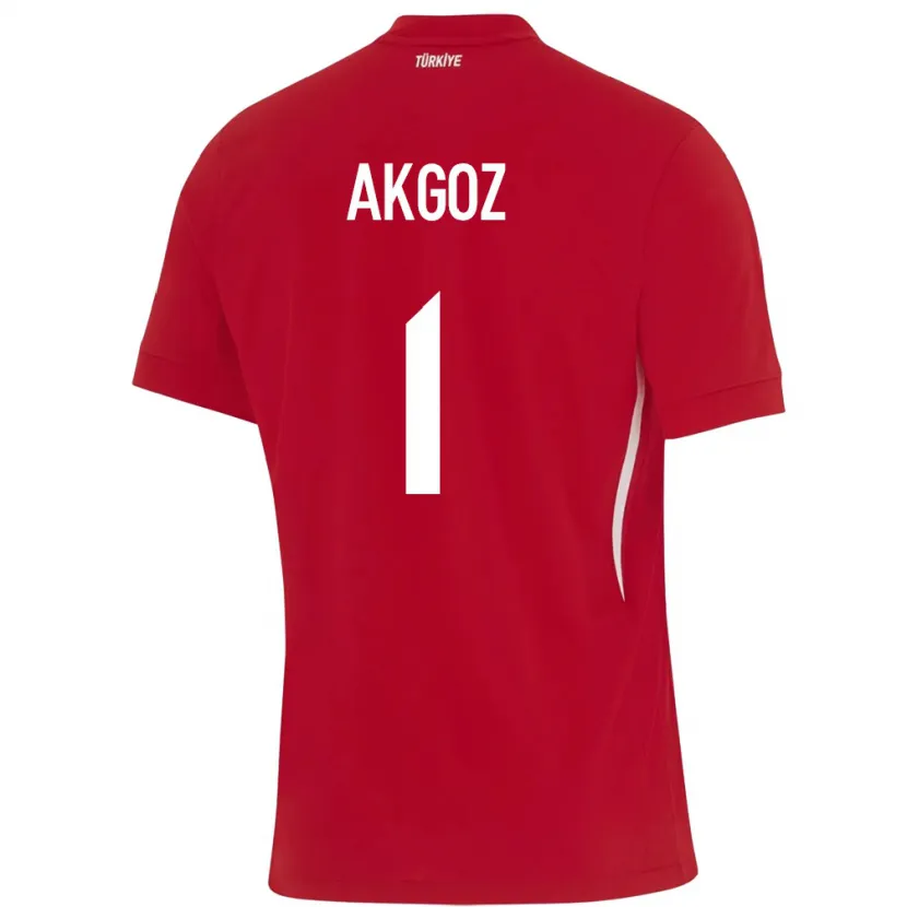 Danxen Dzieci Turcja Selda Akgöz #1 Czerwony Wyjazdowa Koszulka 24-26 Koszulki Klubowe