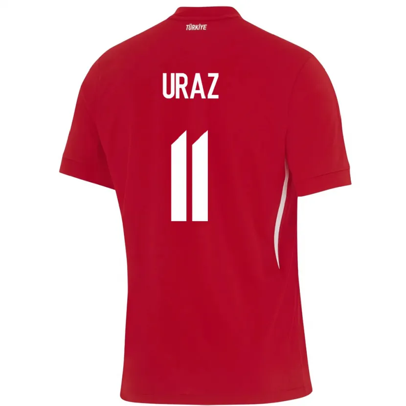 Danxen Dzieci Turcja Yağmur Uraz #11 Czerwony Wyjazdowa Koszulka 24-26 Koszulki Klubowe