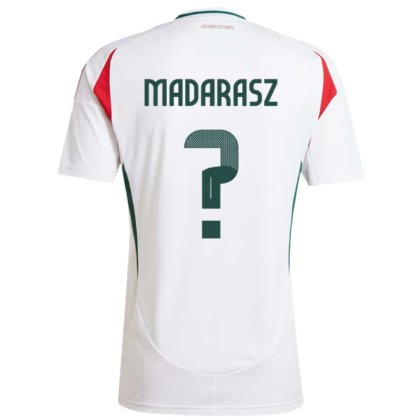 Danxen Dzieci Węgry Ádám Madarász #0 Biały Wyjazdowa Koszulka 24-26 Koszulki Klubowe