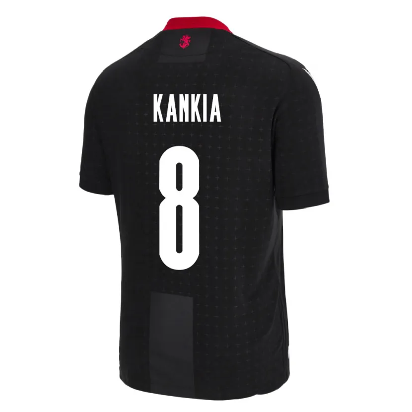 Danxen Dzieci Georgia Lizzie Kankia #8 Czarny Wyjazdowa Koszulka 24-26 Koszulki Klubowe