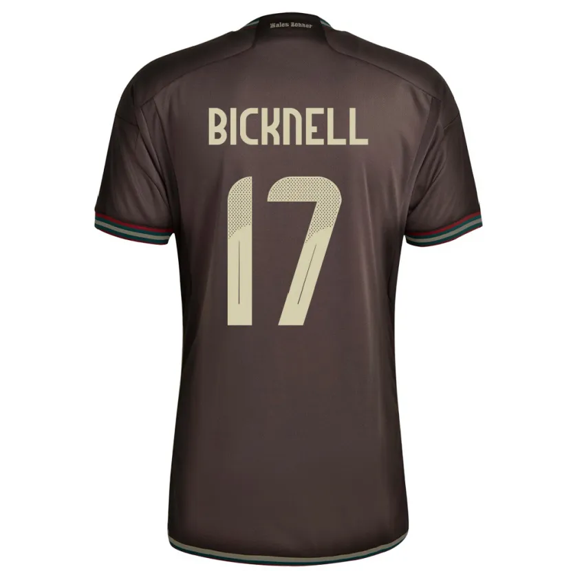 Danxen Dzieci Jamajka Alexander Bicknell #17 Nocny Brąz Wyjazdowa Koszulka 24-26 Koszulki Klubowe