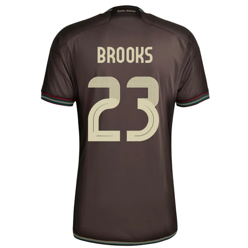 Danxen Dzieci Jamajka Liya Brooks #23 Nocny Brąz Wyjazdowa Koszulka 24-26 Koszulki Klubowe
