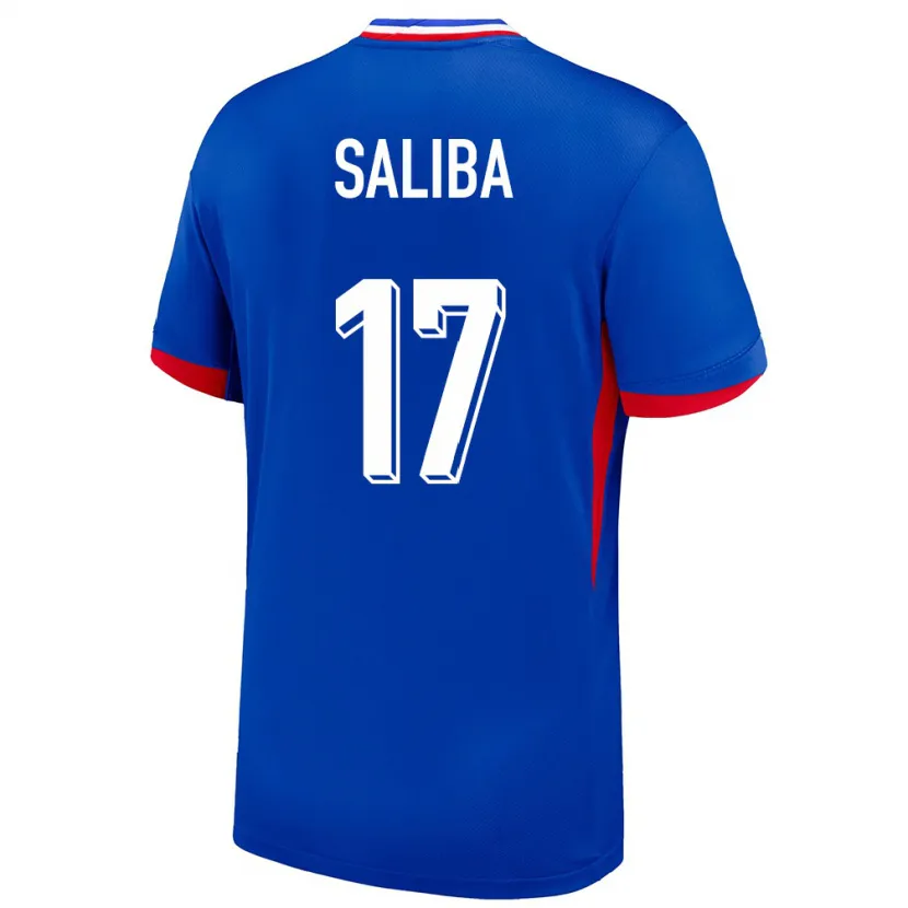 Danxen Męski Francja William Saliba #17 Niebieski Domowa Koszulka 24-26 Koszulki Klubowe
